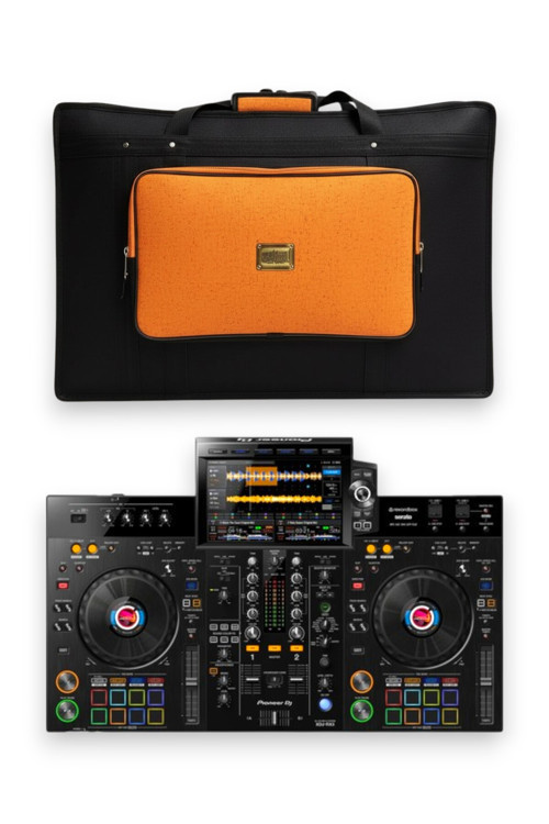 Xdj Rx3 Setup Için Uyumlu Çanta Soft Case Kılıf. Siyah Turuncu.