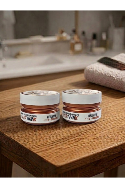 Cream Wax Casual Look Saç Vaksı 150 ml - Keratin & ProV Complex Krem Saç Şekillendirici 2'li Set