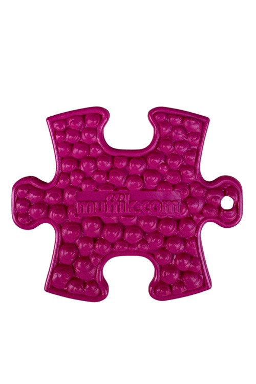 NANO Duyusal Puzzle Anahtarlık · 6,5 x 5,4 cm · Pembe | Dokulu Duyusal Oyuncak | Dokunsal (taktil) & İnce Motor Gelişim