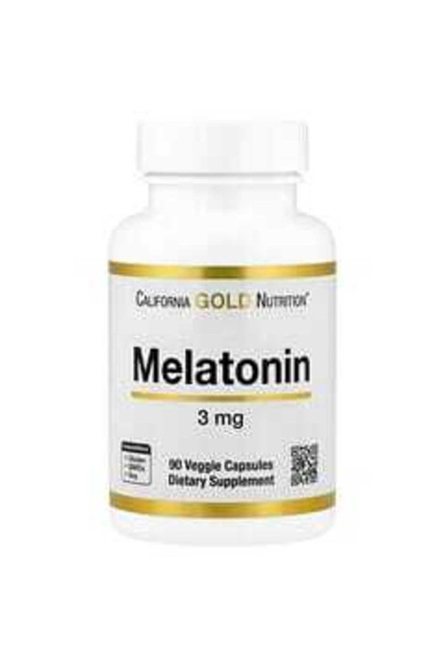 , Melatonin, 3 mg, 90 Kapsül