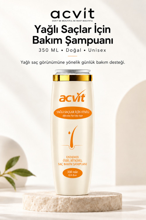 Yağlı Saçlar Için Ph Dengelemeye Yardımcı Doğal Bakım Şampuanı – 330 ml