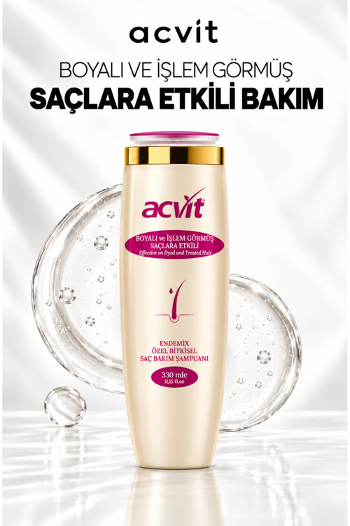 Boyalı Ve Işlem Görmüş Yıpranmış Saçlar Için Bakım Şampuanı – 330 Ml.