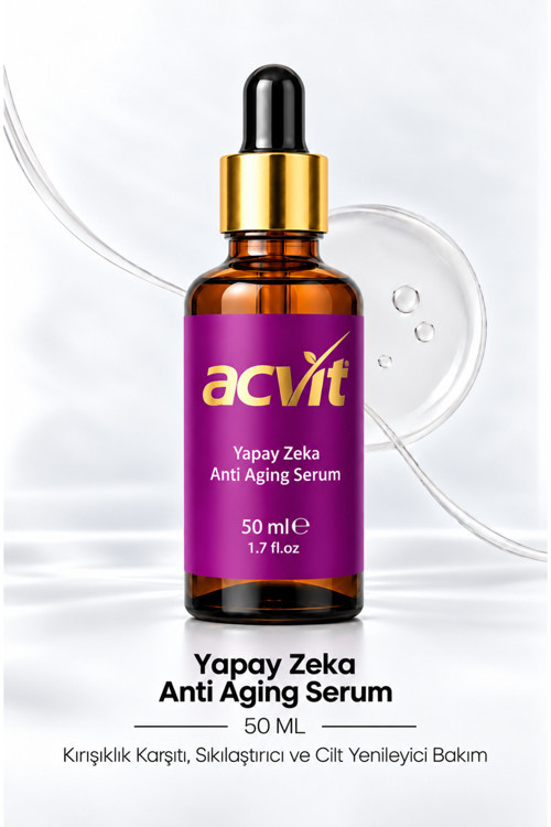 Yapay Zeka Anti Aging Serum 50 ML | Kırışıklık Karşıtı, Sıkılaştırıcı ve Cilt Yenileyici Bakım