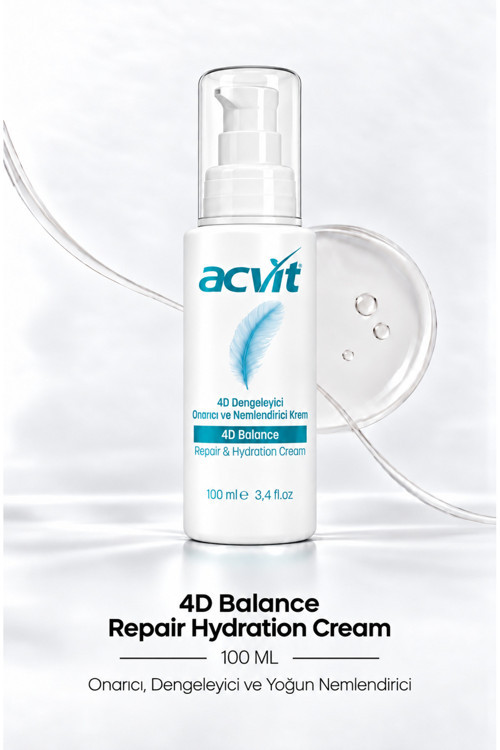 4D Balance Repair Hydration Cream 100 ML | Onarıcı, Dengeleyici ve Yoğun Nemlendirici Krem