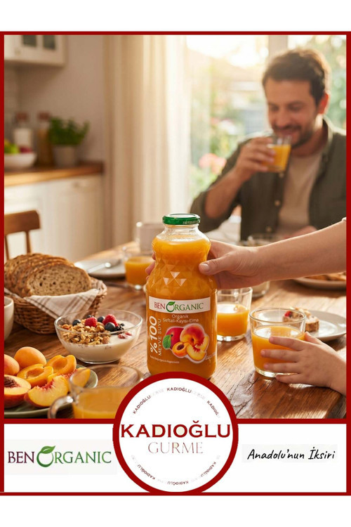 %100 Kayısı-Şeftali-Elma Suyu 946 ml