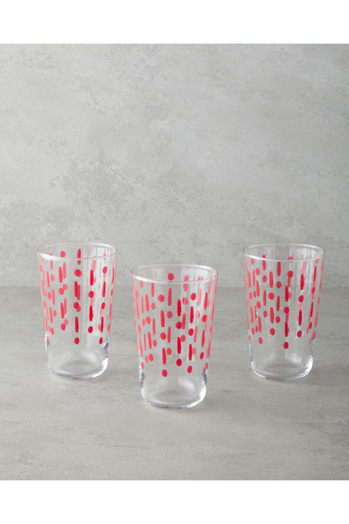 Fusion Cam 3'lü Bardak 400 ml Pembe