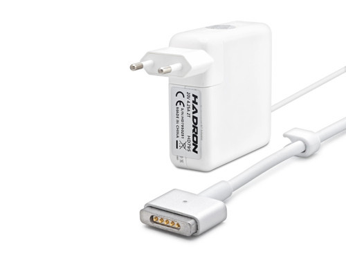 20V 4.25A 85W Laptop Adaptörü - T Tip - Macbook Uyumlu - Beyaz HD795