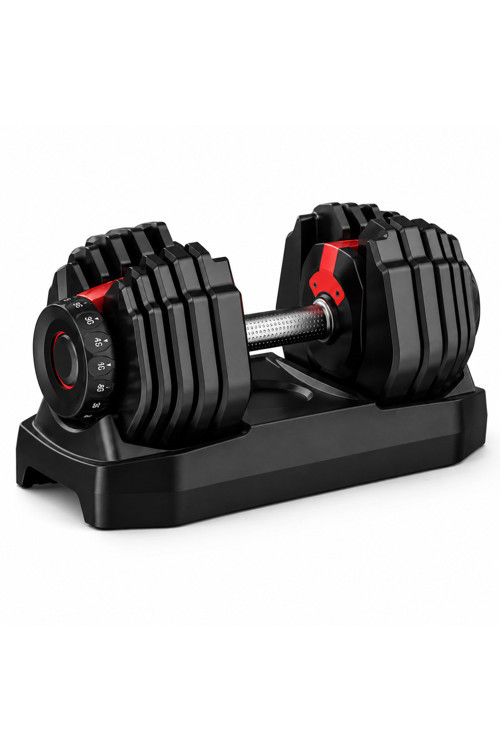 24 Kg Ayarlanabilir Tekli Dambıl 8 Kademeli Standlı Ev Tipi Fitness Ağırlığı