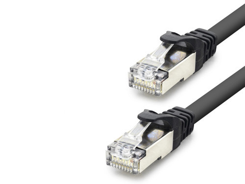 Cat7 Ethernet Patch Kablosu 10 Gbps 600 Mhz 3 M - Siyah HDX5092