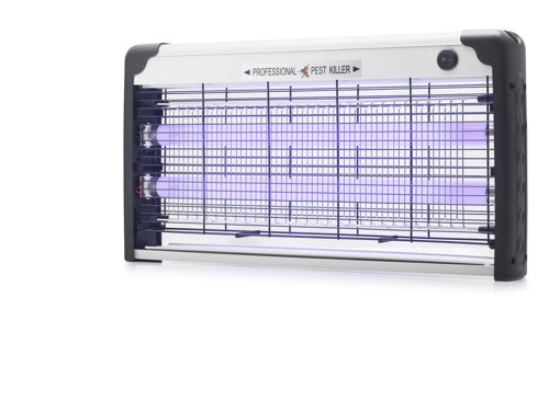 Elektrikli Sinek Öldürücü Cihaz 30W 49 Cm Floresan Alüminyum Siyah Beyaz HDX9304