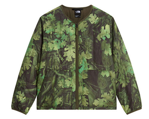 M LHOTSE LT INSULATED JACKET -PRINT Erkek Outdoor Ceket NF0A8JRJSS11 Yeşil