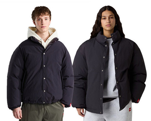 M TNF RED BOX DOWN JACKET Unisex Outdoor Montu (700 Dolgu Kaz Tüyü) NF0A8EGB0SA1 Gri