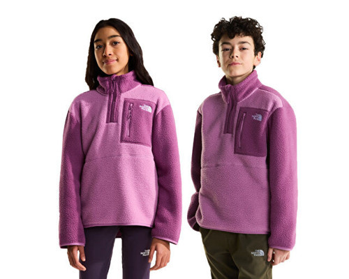 TEEN YUMIORI 1/4 ZIP JACKET Çocuk Outdoor Çeyrek Fermuarlı Polar Üst NF0A8J61K221 Mor