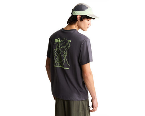 U NSE SLOPES RLX SS TEE-GRAPHIC Unisex Outdoor Tişörtü NF0A8JA8RHI1 Gri