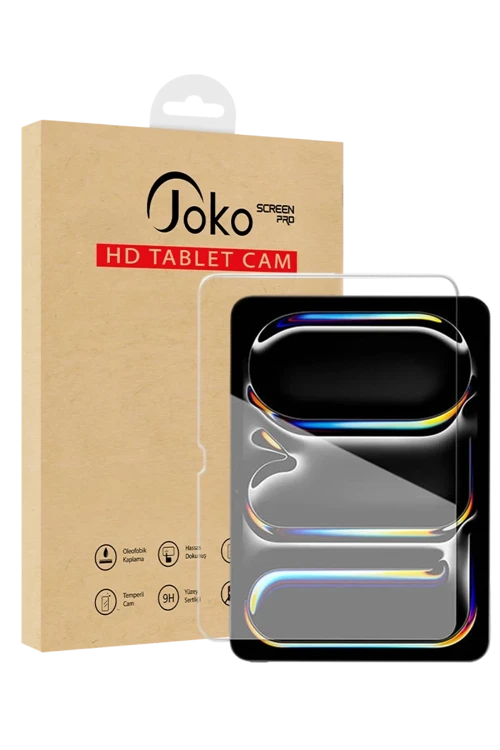 Joko iPad 9.7 (2017) HD Tablet Cam Ekran Koruyucu - Şeffaf