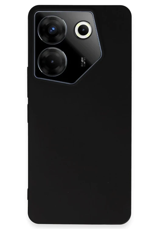 Tecno Camon 20 Pro 5G Uyumlu Kılıf First Silikon - Siyah