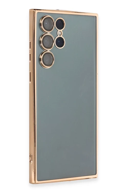 Samsung Galaxy S22 Ultra Uyumlu Kılıf Lensli Silikon -