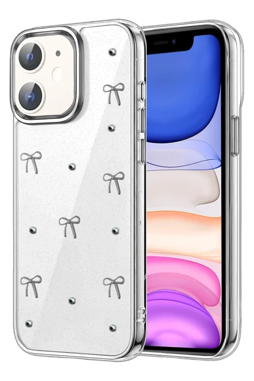 iPhone 11 Uyumlu Fiyonk Desenli Kapak - Desen 5