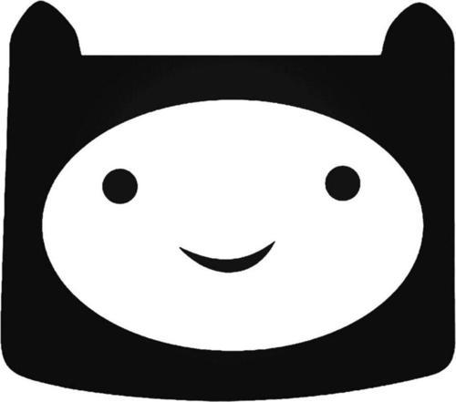 Adventure Time Finn (Oto-Motor-Laptop-Duvar-Dekor) 10 x 8 cm