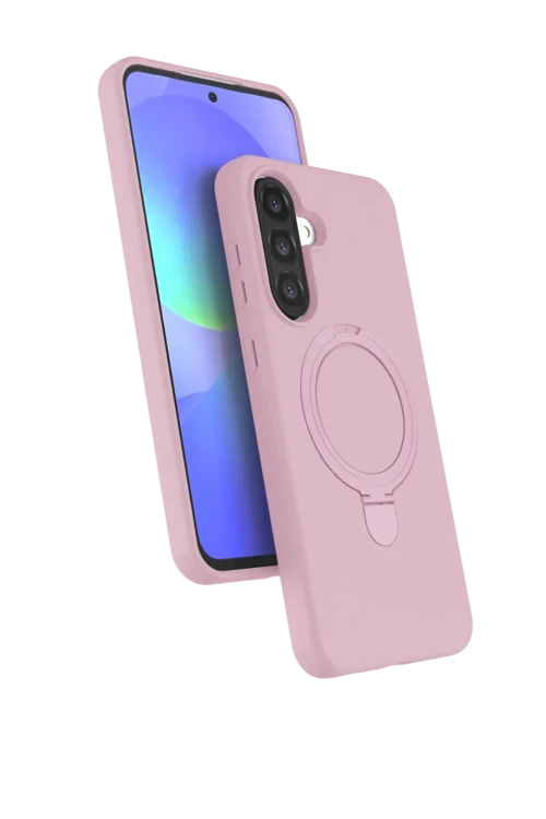 Samsung Galaxy A36 Uyumlu Regal Magsafe Standlı Kapak - Açık Pembe