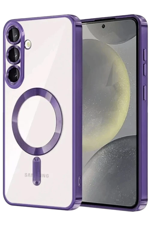 Samsung Galaxy A27 5G Uyumlu Kross Magneticsafe Kapak - Mor