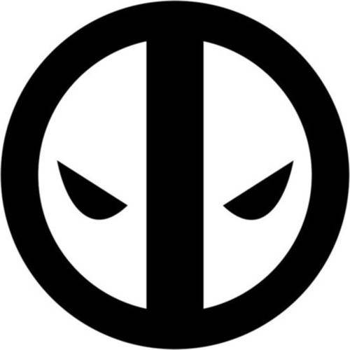 Deadpool (Oto-Motor-Laptop-Duvar-Dekor) 10 x 10 cm
