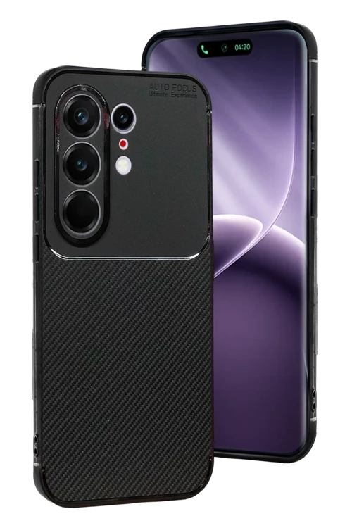 Tecno Camon 50 Pro 5G Uyumlu Auto Focus Karbon Kapak - Siyah