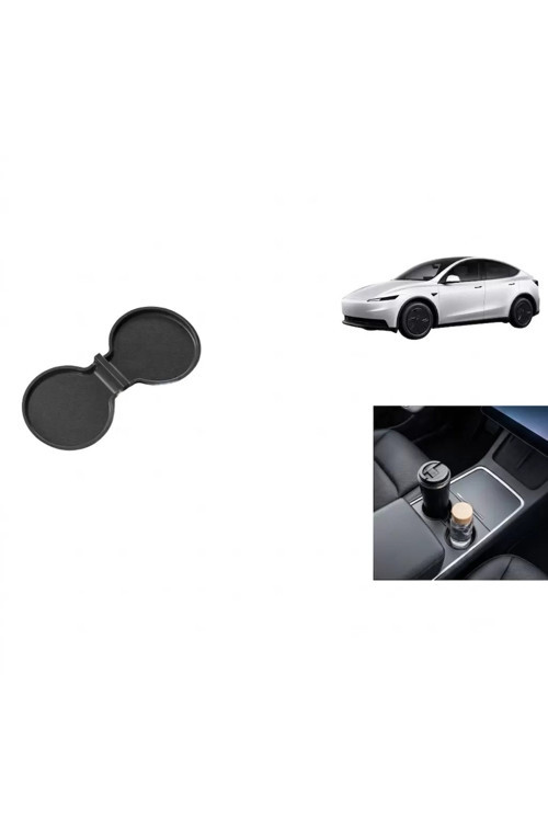 Tesla Model 3 / Y Standart ve Juniper Uyumlu Orta Bardaklık Pedi Kaymaz Konsol Koruyucu Matı 1 Adet
