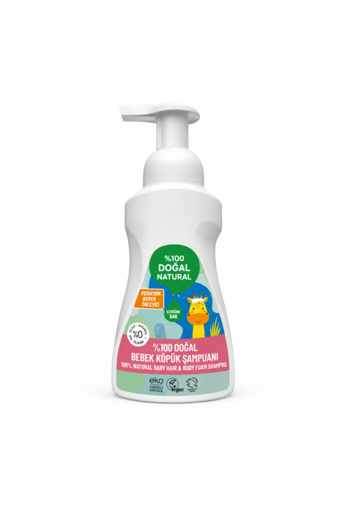 %100 Doğal Bebek Köpük Şampuanı 250 ml