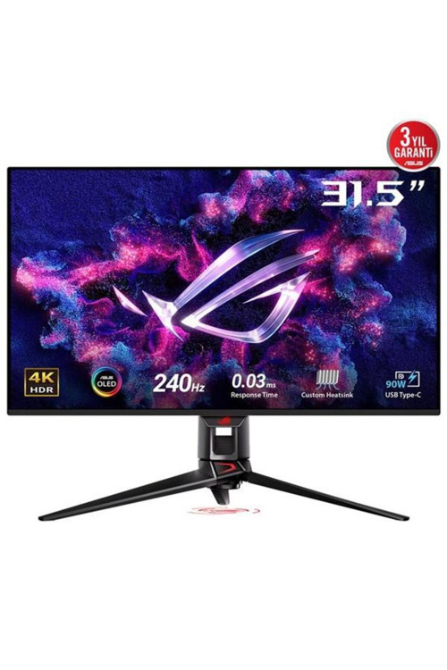 31.5" Rog Swıtft Oled Pg32ucdm 0.03ms 240hz Hdmı-dp Usbc Gamıng Monitör 3840x2160