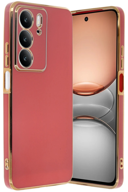 Realme C75 4G Kılıf Volet Silikon - Kırmızı