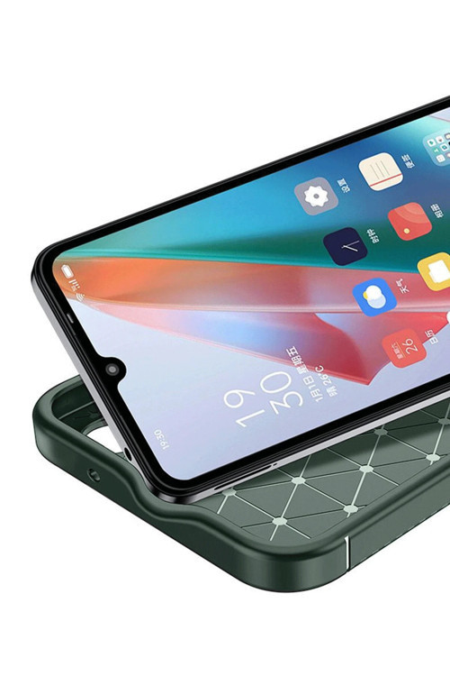 Realme C75 4G Auto Focus Karbon Kapak - Koyu Yeşil