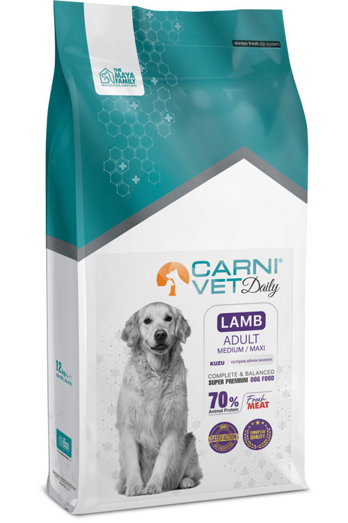 Carni Vet Adult Kuzulu Köpek Maması 12 KG