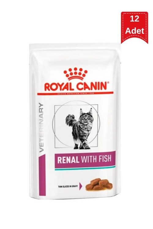 Veterinary Renal With Fish Balıklı Kedi Yaş Maması 12 X 85 Gr