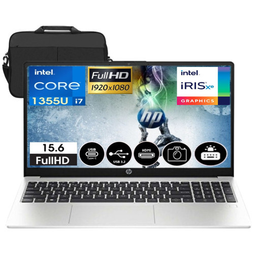 250 G10 Intel Core I7 1355U 24GB Ram 2tb SSD Fdos 15.6" Fullhd Taşınabilir Bilgisayar 8A541EA23 & Cimete Çanta