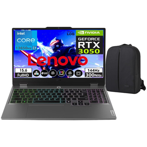 Loq 15IRX9 Intel Core I7-13650HX 48GB Ddr5 Ram 2 Tb SSD RTX3050 (6gb) IPS 144Hz Windows 11 Pro 15.6" Fhd Taşınabilir Bil