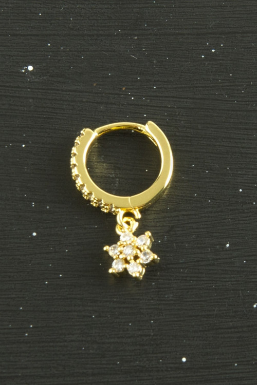 Yıldız Lüks Çelik Kulak Burun Piercing 1 Adet — Renk: Gümüş Rengi