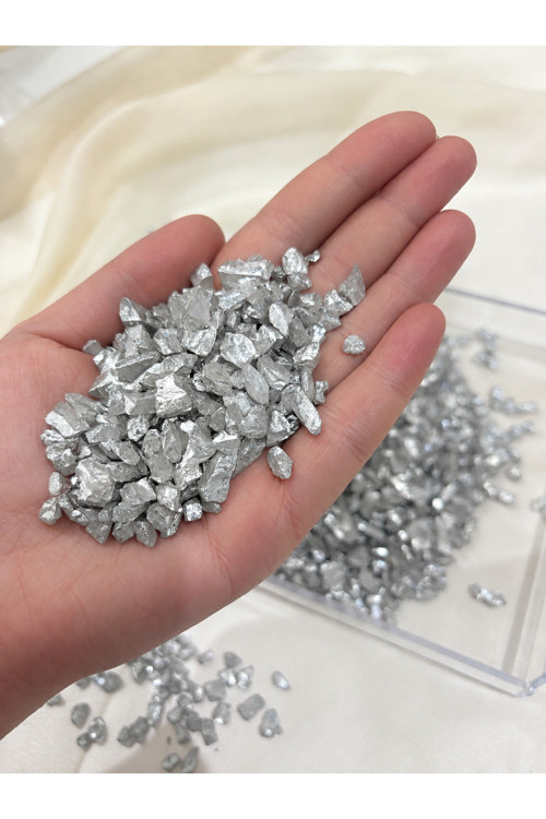 SCK-10 Gümüş Sanatsal Cam Kırığı (100gr)
