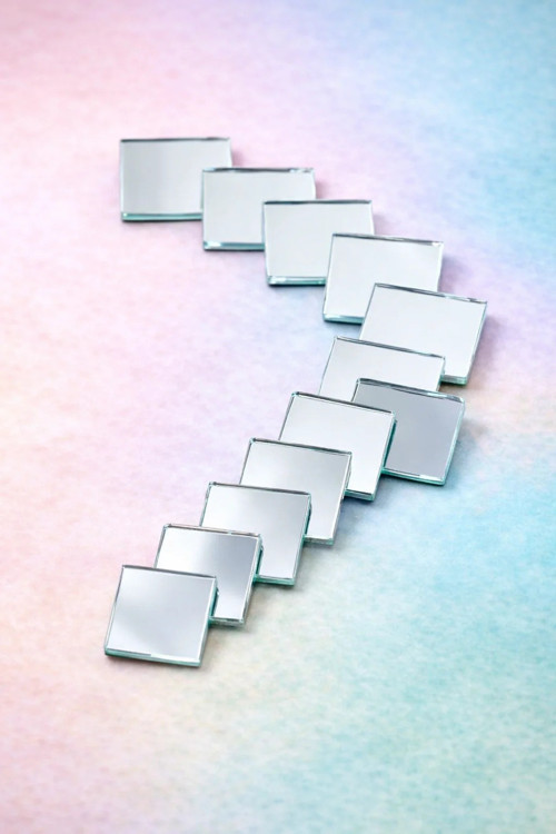 Kare Pleksi Ayna Mozaik 18x18mm (25 Adet)
