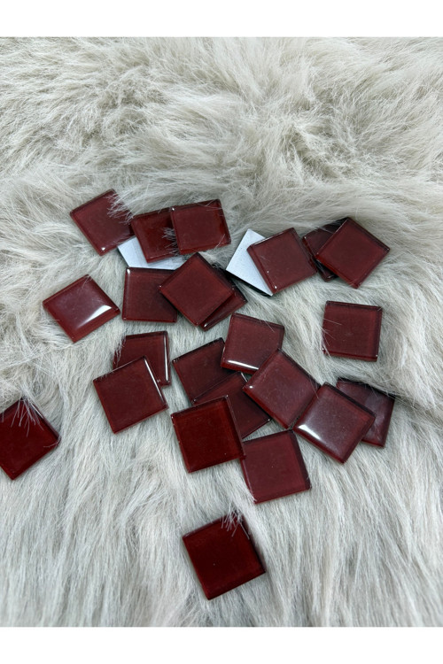 Sanatsal Kristal Mozaik KS-11 23x23mm Bordo (250gr)