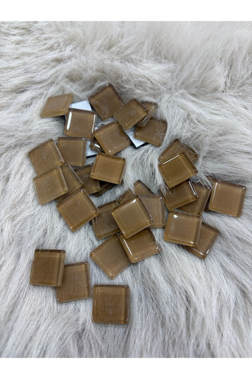 Sanatsal Kristal Mozaik KS-18 23x23mm Ballı Hardal (250gr)
