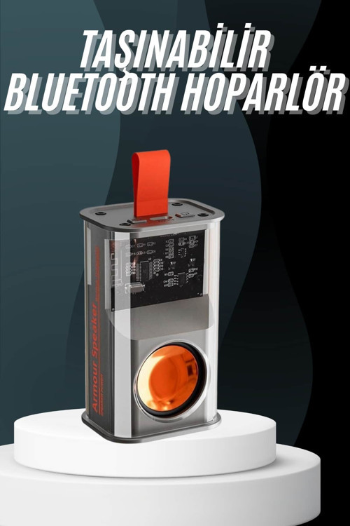 Taşınabilir Rgb Ledli Bluetooth Hoparlör Sd Kart Girişli Kablosuz