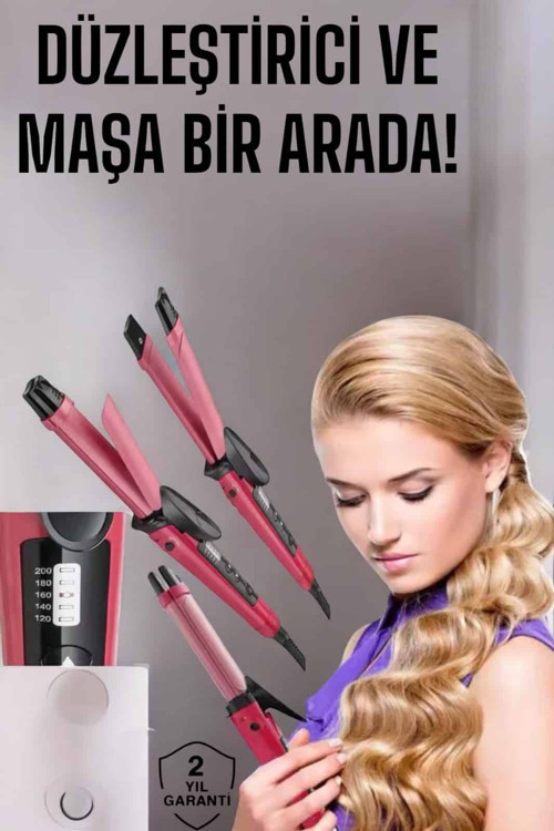 Saç Şekillendirici Düzleştirici Ve Maşa Isı Ayarlı CZİKİLİMAŞADÜZLEŞTİRİCİ1