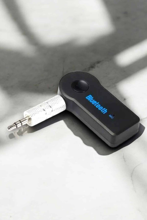 Kablosuz Bluetooth Aux Araç Kiti Siyah Hafıza Kartlı CZAUXKİT2