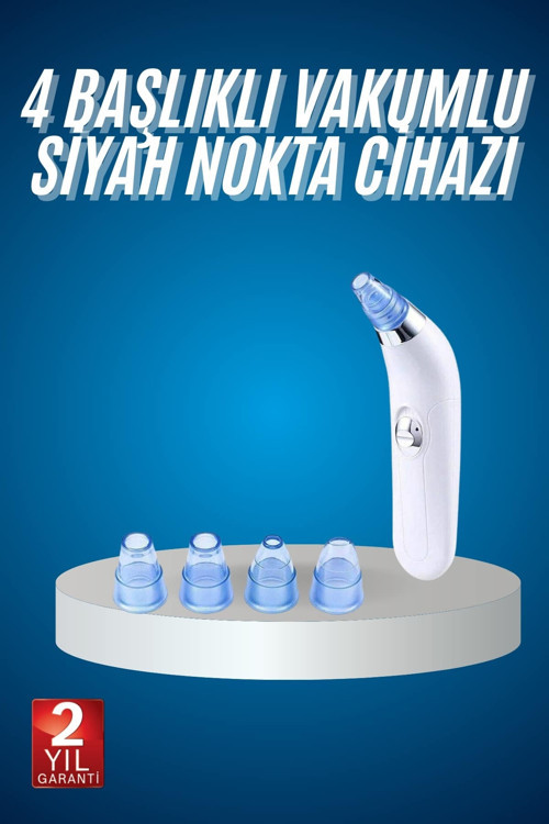4 Başlıklı Vakumlu Siyah Nokta Ve Yüz Temizleme Cihazı CZZZSİYAHNOKTACİHAZIIIII3