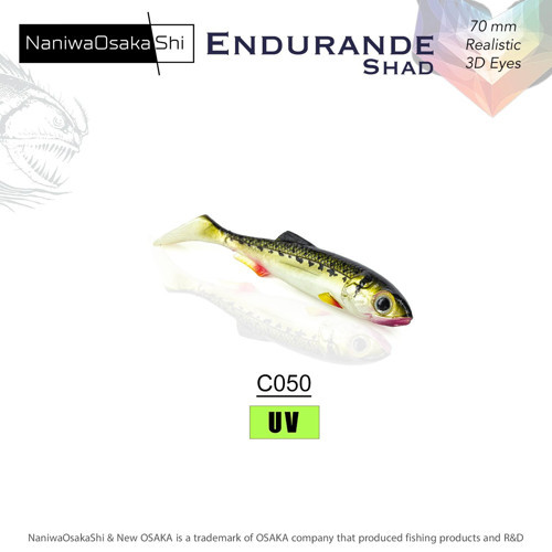 NaniwaOsakaShi Endurande Shad 7 Cm Silikon Yem