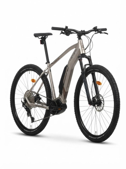 Kifuka E7 29 Elektrikli Bisiklet 12 Vites E-MTB Nikel Gri Kahve Siyah 47 Kadro