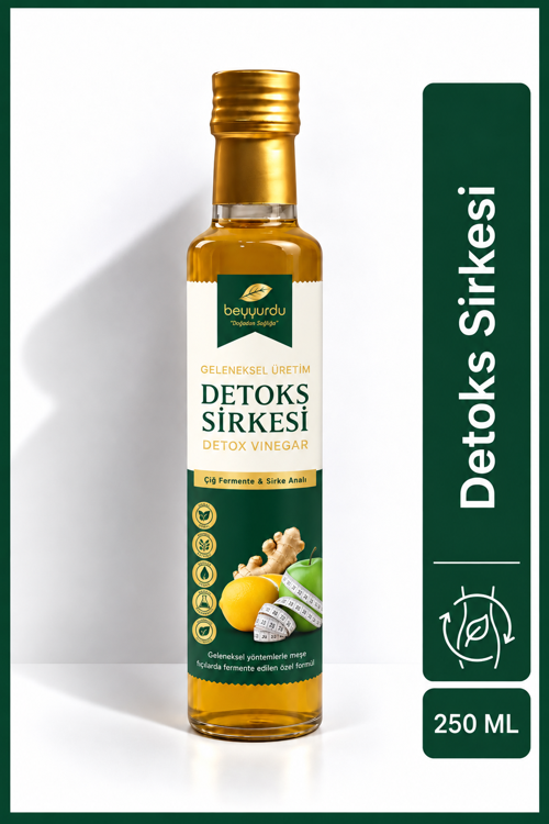Detoks Sirkesi Doğal Fermente Metabolizma Destekleyici Sirke