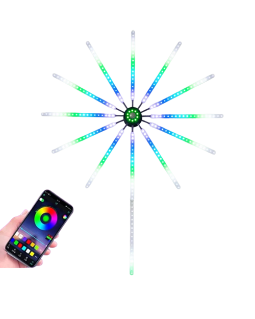 Modüler RGB LED Duvar Işığı Efektli Uzaktan Kumandalı Yeni Nesil