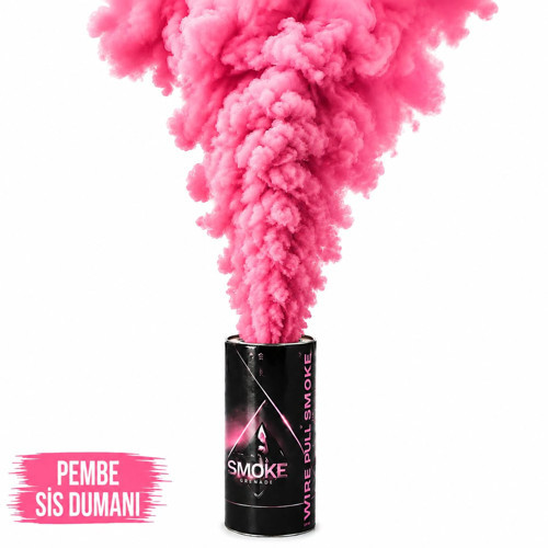 Pembe Renk Sis Pembe Duman 1 Adet